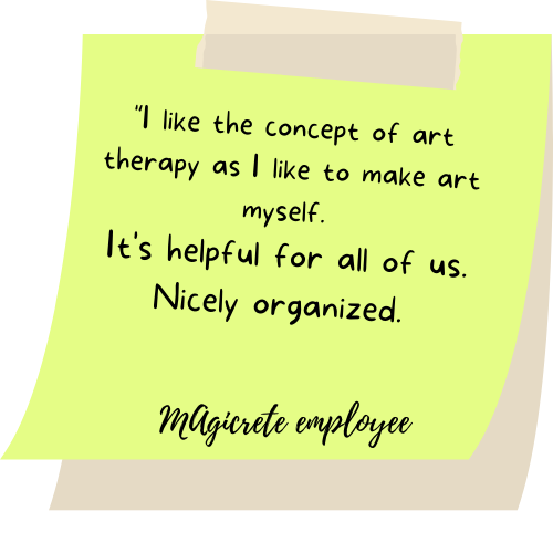 I like the concept of art therapy as I like to make art myself. It's helpful for all of us. Nicely organized.