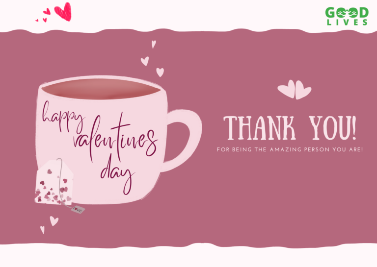 Pink Hearts Galentine's Day Card